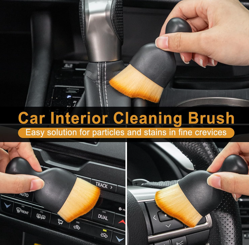 Pro Car Interior Cleaning Brush (Pack of 2)